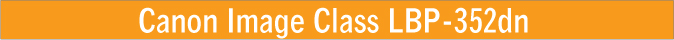 Canon Image Class LBP-352dn image TAG